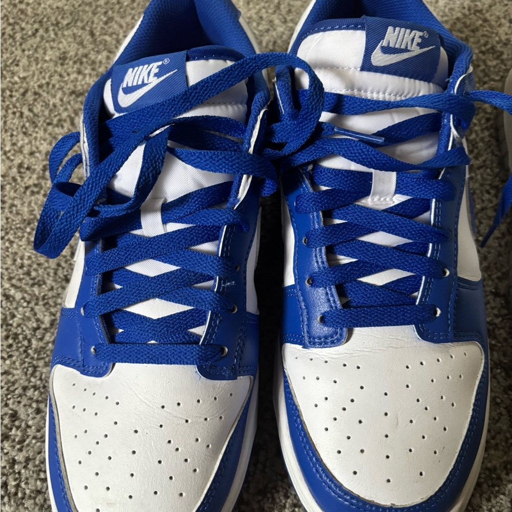 Nike Royal Blue and White Athletic Shoes
